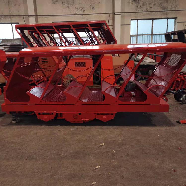 矿山斜井运送人员的设备抱轨式斜井人车