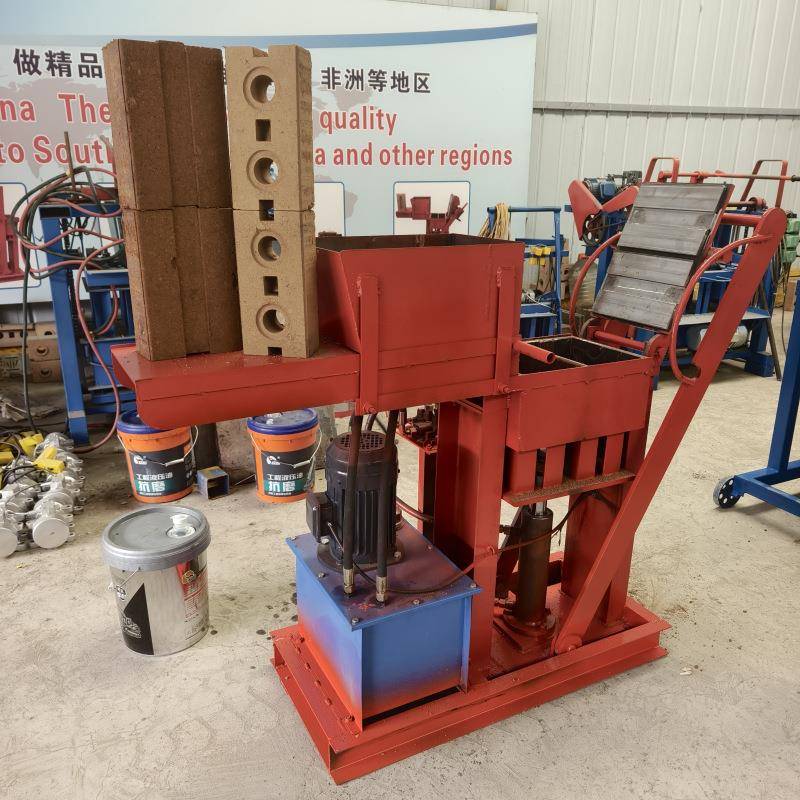 粘土家用打砖机免烧水泥制砖机手动可移动混凝土砌块成型机器