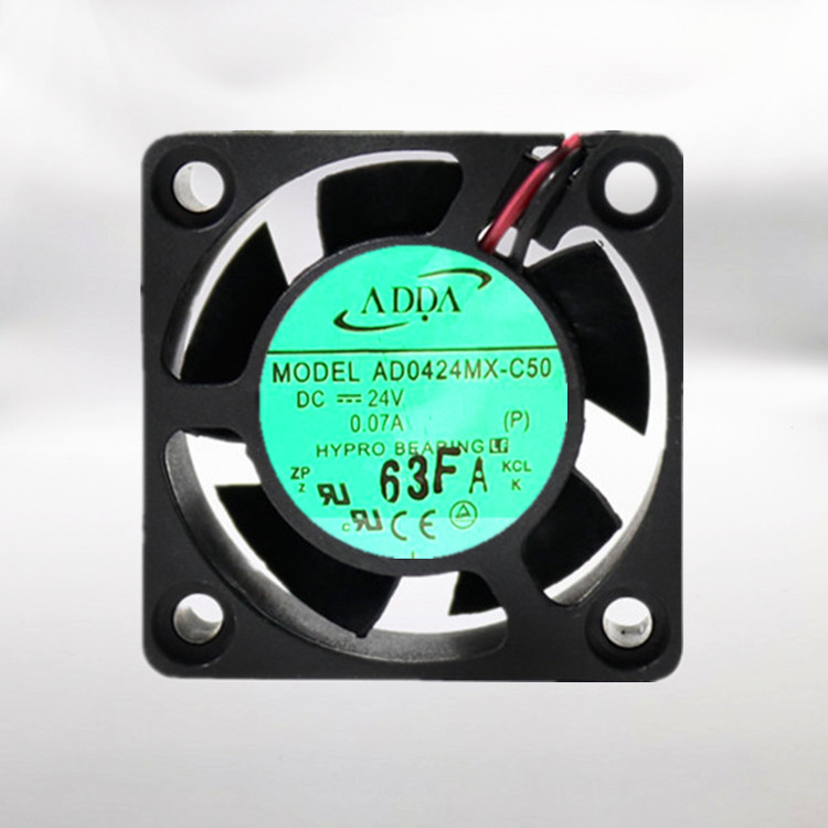 正品ADDA 4CM 4020 24V 0.07A静音大风主板电源风扇AD0424MX-C50