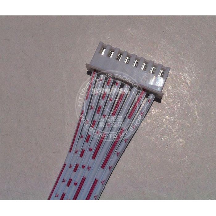 TJC3 XH-8P 2.54间距 红白排线 线长80CM/厘米 单头插壳 加工线束