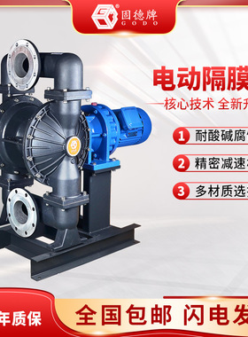 上海边锋固德牌5寸DBY4-125铝合金材质电动泵 电动隔膜泵 污水泵