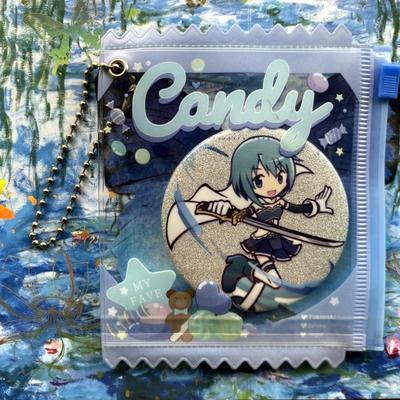 魔法少女小圆动漫周边镭射吧唧鹿目圆晓美焰巴麻美杏子日谷底徽章