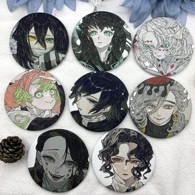 鬼灭之刃周边徽章吧唧蝴蝶忍无一郎富冈义勇二次元胸针动漫胸章