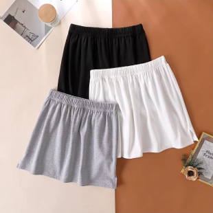 棉布屁帘女下摆冬季 内搭叠穿春秋 卫衣打底半身裙遮臀短裙加厚大码