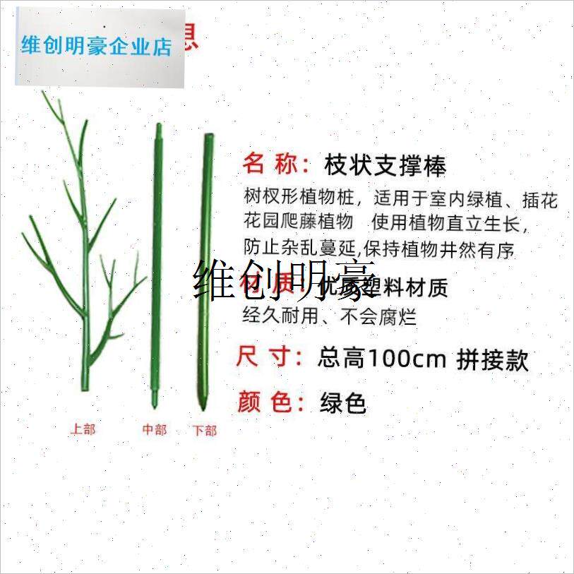 l文竹支撑架植物固定防倒伏龟背竹支撑杆K绿萝爬V藤花架支架园艺