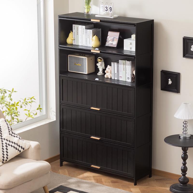 实木书柜整墙客厅收纳柜落地组合靠墙置物架书房绘本架子家用书架