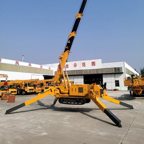 高空作业蜘蛛吊履带行走小型吊机带高空吊篮外墙粉刷用履带吊