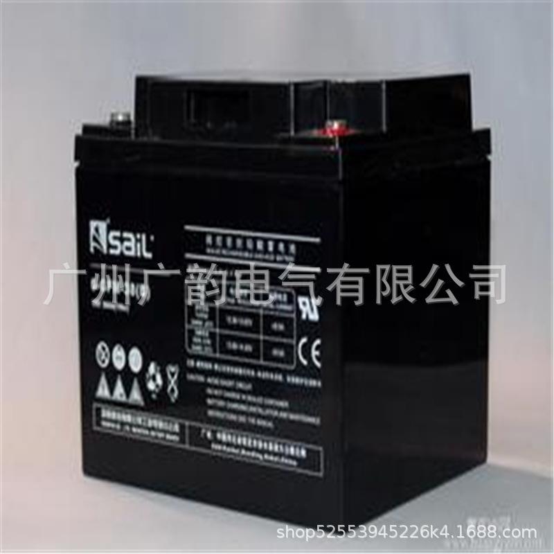 风帆蓄电池6-GFM-24送连接线12v24ah蓄电池报价图片