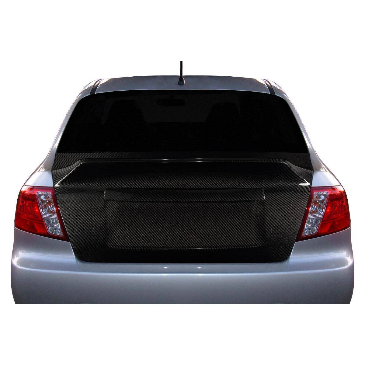 2008-2014年适用于斯巴鲁WRXSTI/08-11年翼豹改装碳纤维后尾箱盖