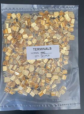 500祇铜扣DJ-454C型并线扣接线端子电线连接器冷压压线扣中间接头