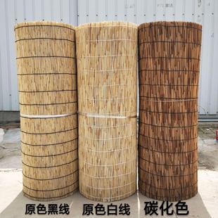 饰 墙面装 复古芦苇帘隔断吊顶草帘子禅意草编竹帘遮阳帘卷帘窗帘