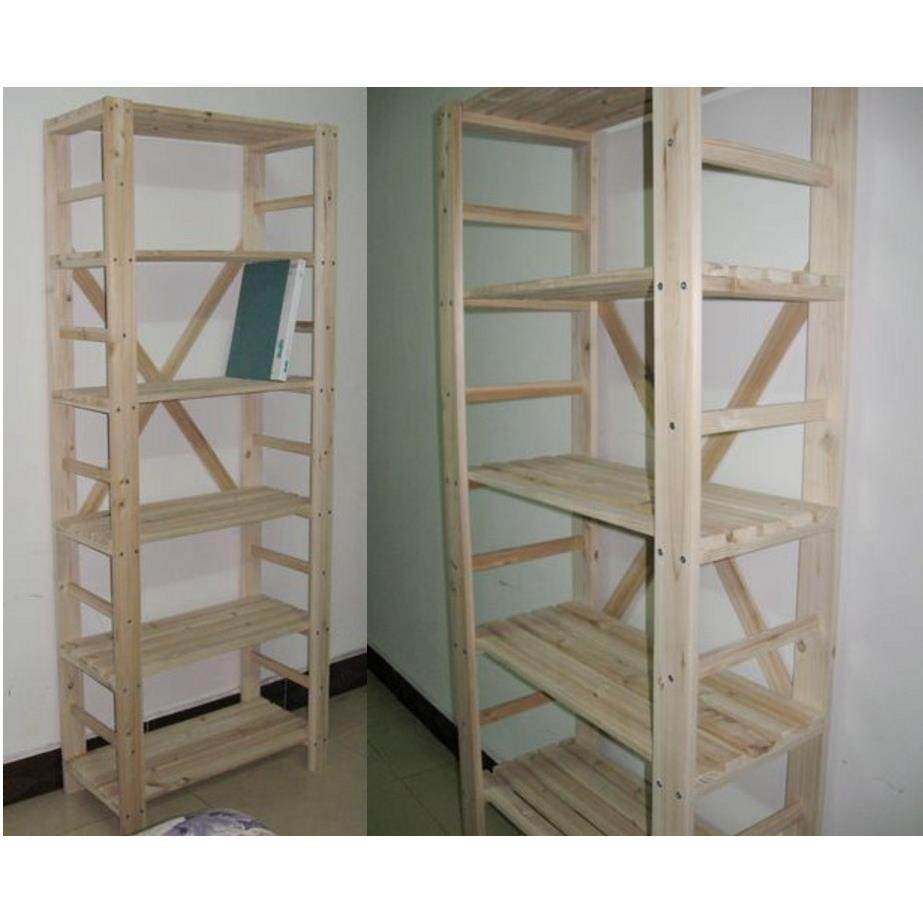 实木书架置物架陈列架现代简约创意学生儿童家用书架加固环保M071