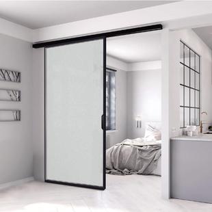 彩铝覆古口袋门无轨平移幽灵门厨房化妆室厕所单轨单扇推拉吊趟门