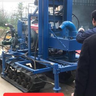 履带式液压款钻井机 钻井深度200米