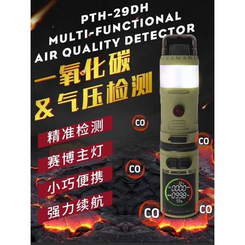 LOVORK乐沃可户外模组一氧化碳空气检测仪风扇主灯多功能组合套装