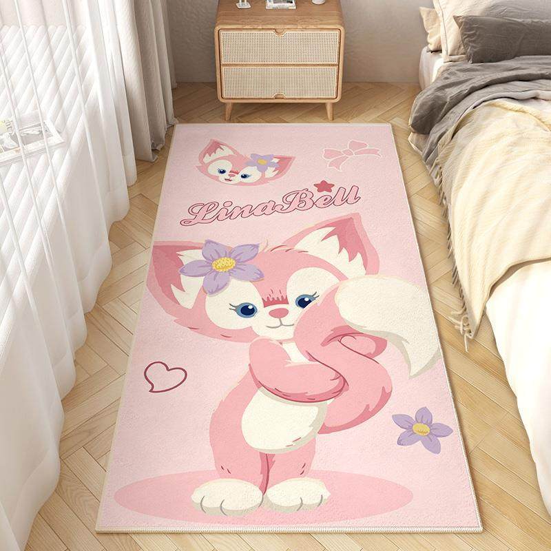 地毯卧室儿童房卡通床边毯房间学习桌地垫家用客厅书桌床前地垫