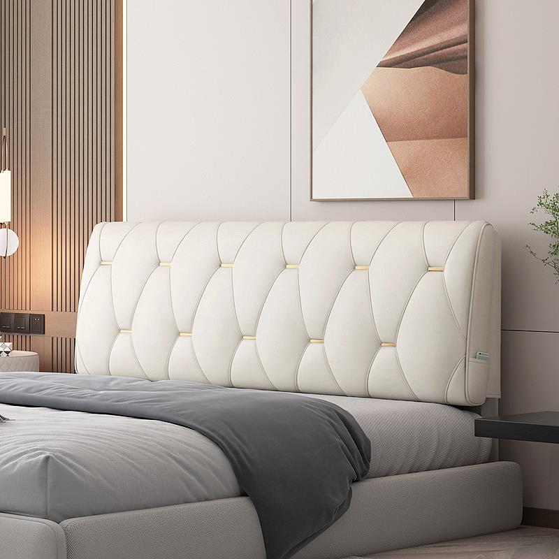 科技布床头软包靠背榻榻米靠垫床头板靠枕免洗床头套罩大靠背定制