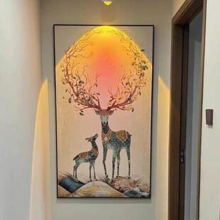 明装日不落射灯夕阳落日灯玄关装饰壁画灯走廊过道氛围水波纹射灯