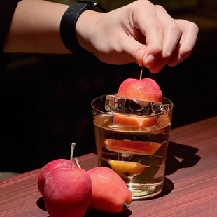 解构苹果马天尼杯结构苹果鸡尾酒杯解构水果柯林杯古典杯矮脚解构