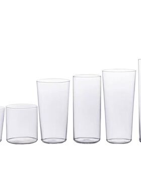 酒吧商店日式无铅水晶薄款柯林杯长饮杯威士忌杯水割杯鸡尾酒杯