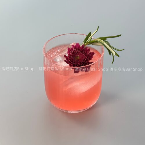 北欧简约竖纹水晶玻璃威士忌杯