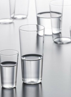 酒吧商店新品日式超薄玻璃杯高矮款宽口径家用果汁日式鸡尾酒杯