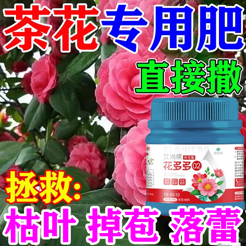 茶花专用肥促花爆花肥料