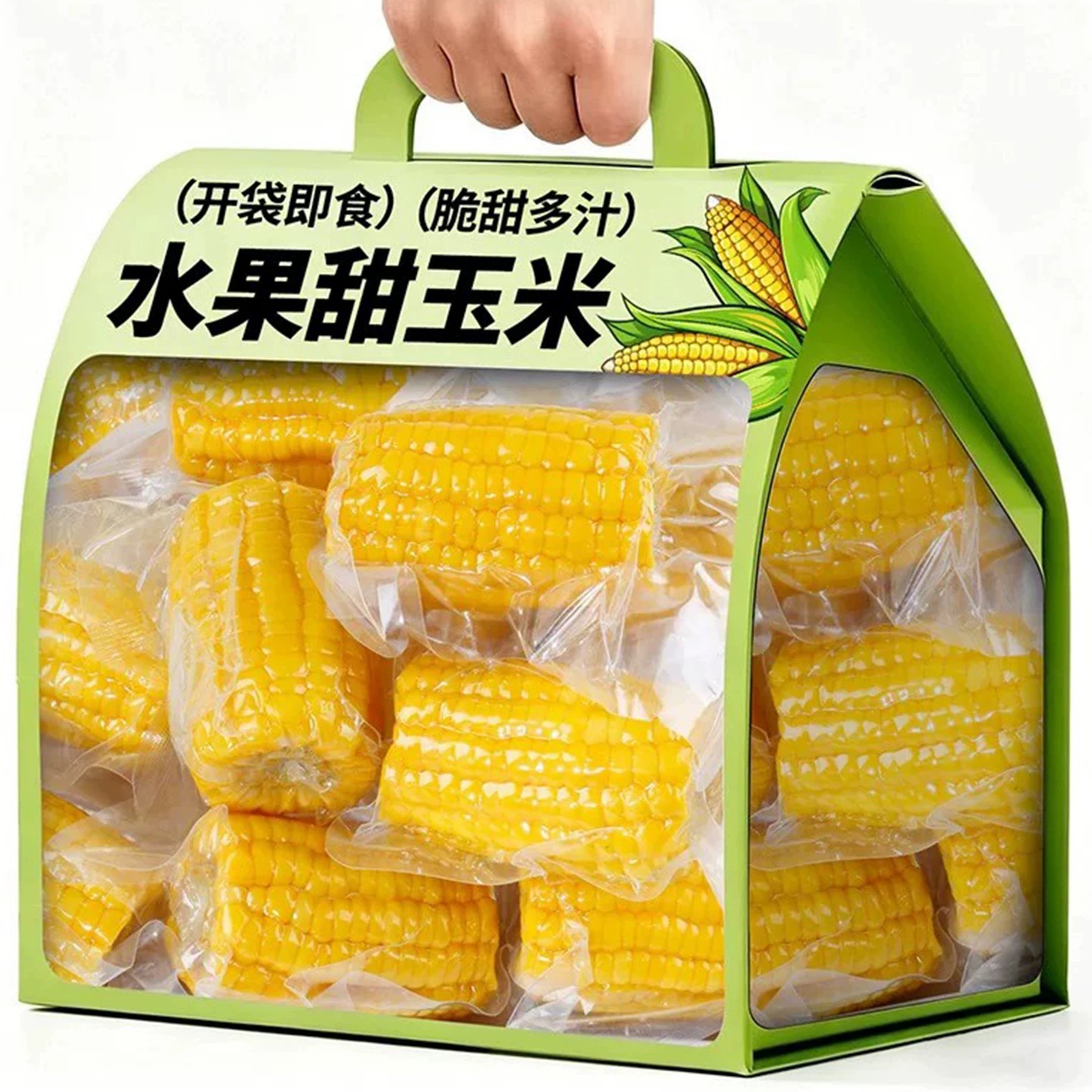 云南水果甜玉米段新鲜真空包装香嫩甜脆玉米开袋即食学生早餐零食