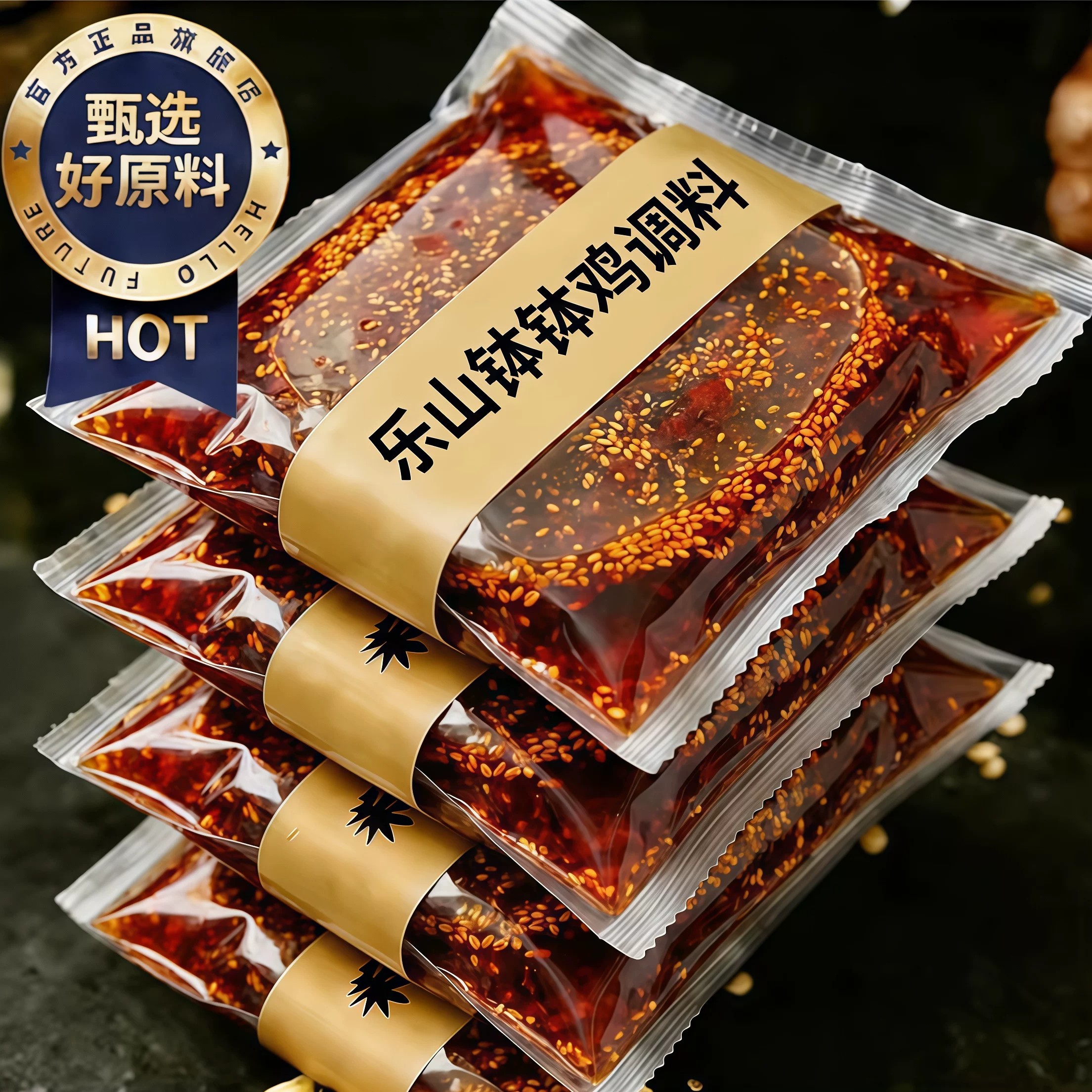 正宗乐山钵钵鸡调料官方旗舰店儿童四川冷串串红油冷锅串串香底料