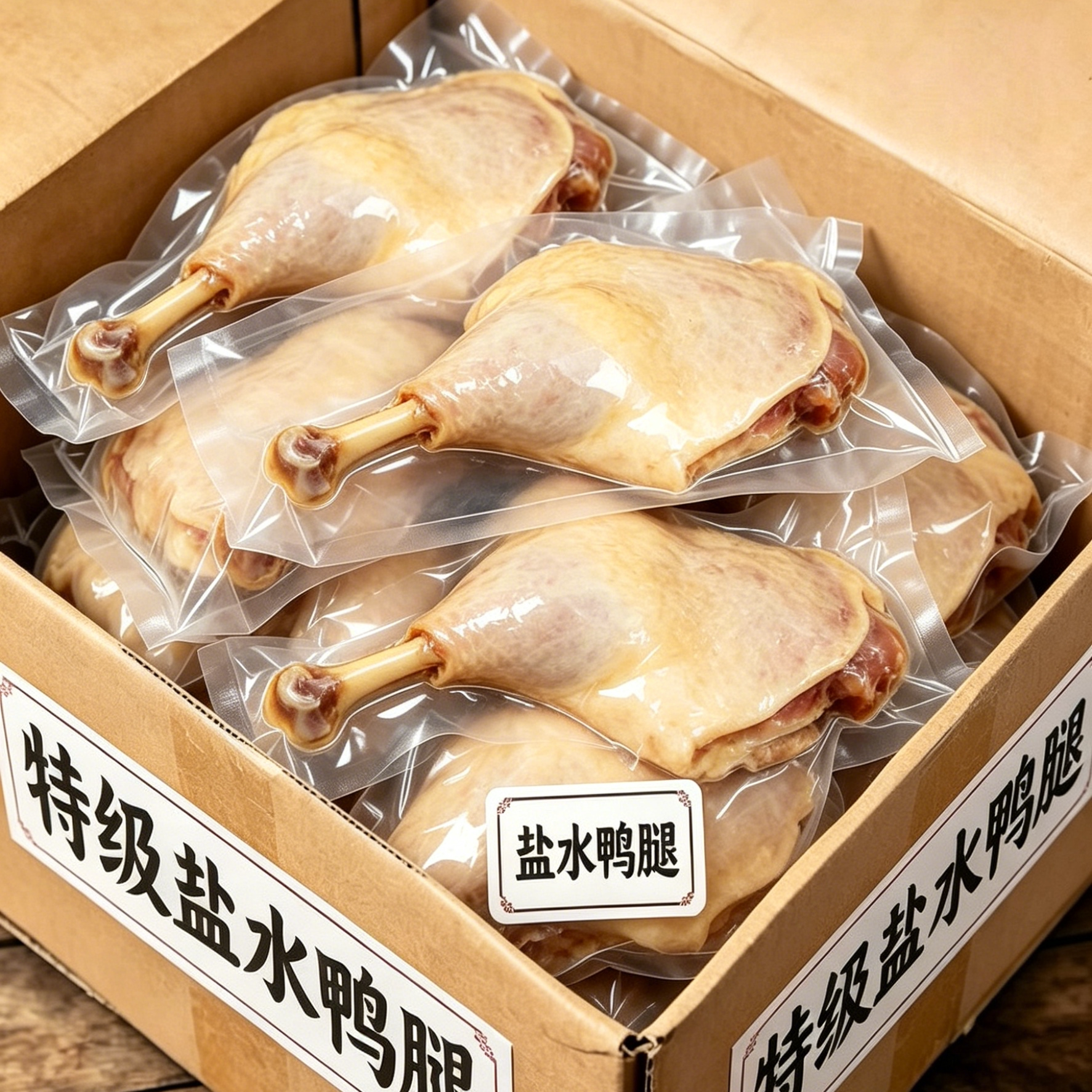 【老字号】南京盐水鸭腿开袋即食饭熟食肉类零食小吃下酒菜夜宵