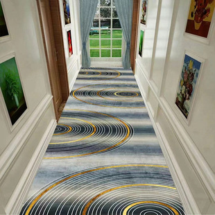 走廊地毯过道满铺家用酒店宾馆水晶绒卷材楼梯毯印花厂家卷材