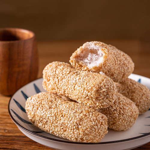 闽南特产麻枣手工蓼花糖金果芋头酥雪枣健康怀旧小零食麻粩