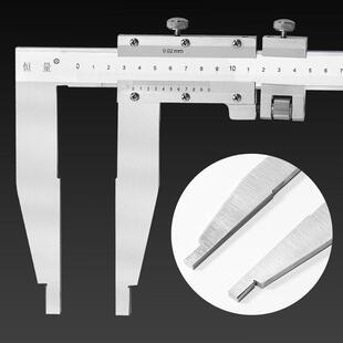 上海恒量加长爪游标卡尺300/500/600mm不锈钢长爪卡尺长脚卡尺