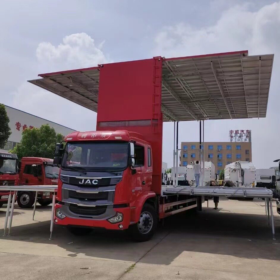 江淮格尔发大型流动舞台车演出车 移动舞台车