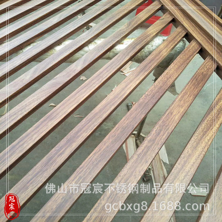 北京家居装饰用可折弯烧焊仿木纹不锈钢板 真空转印不掉色201木纹