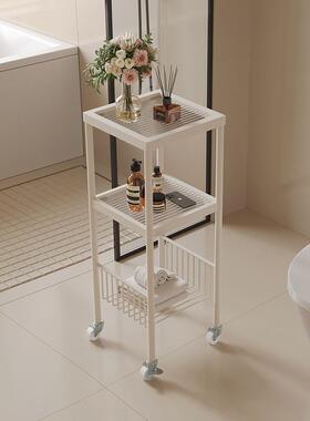 Dzp落地轻奢卫生间浴室小推车置物架浴缸边洗手间可移动储物收纳