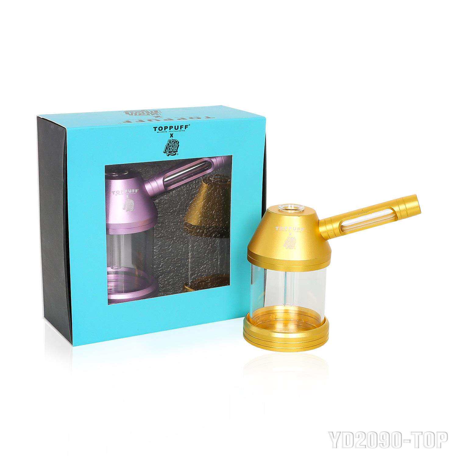 TOPPUFF玻璃金属烟斗铝杆烟具套装直销glasspipe