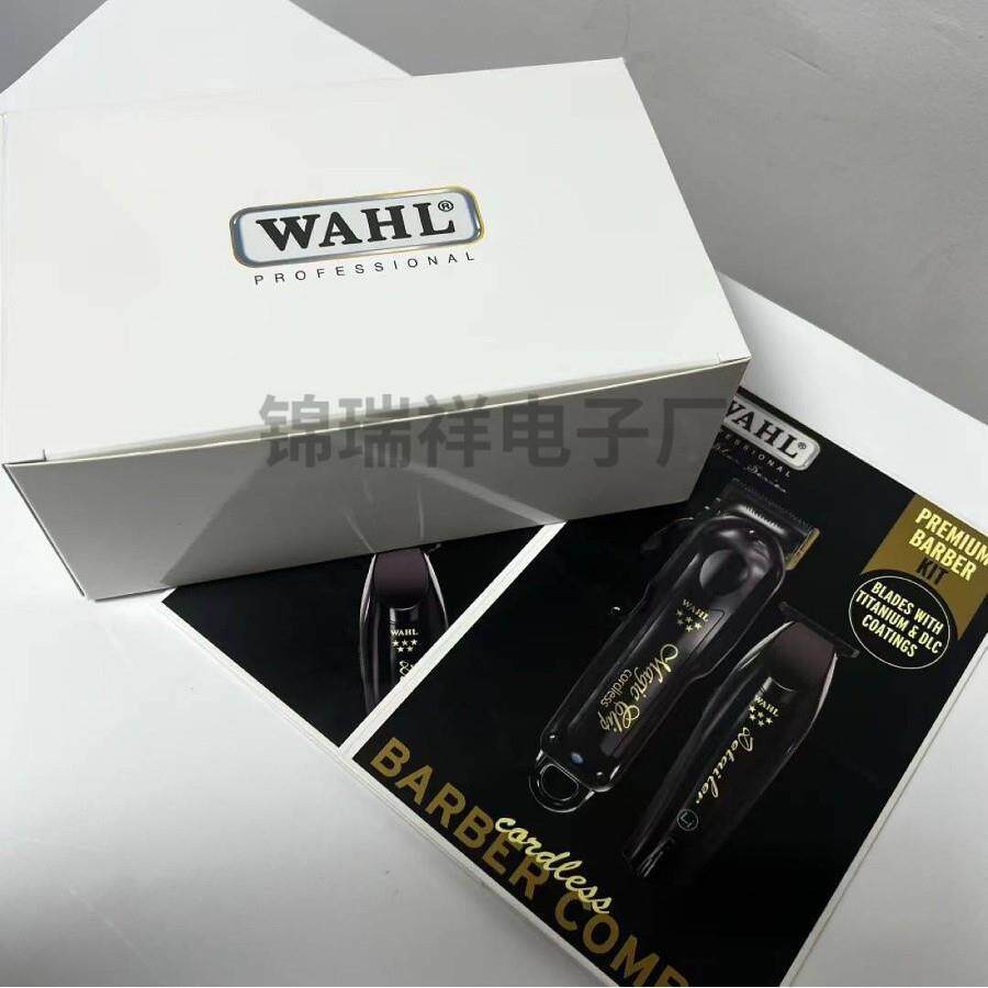 国产Wahl8171无绳理发师组合黑色魔术夹钳和细节修剪器华尔302539