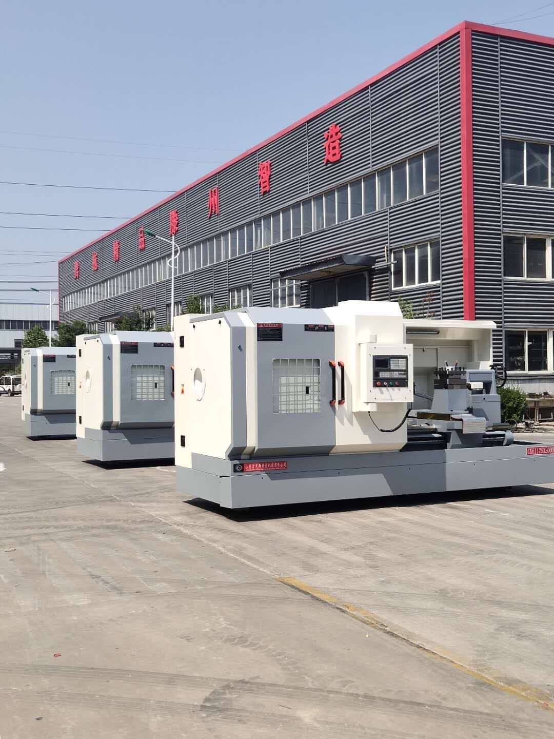 数控车CK6180四工位刀架数控厂家6180-1000山东润发车床质保三年