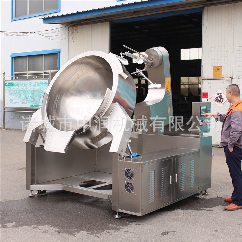 电磁加热行星搅拌炒锅学校企业厨房食堂用大型炒菜机