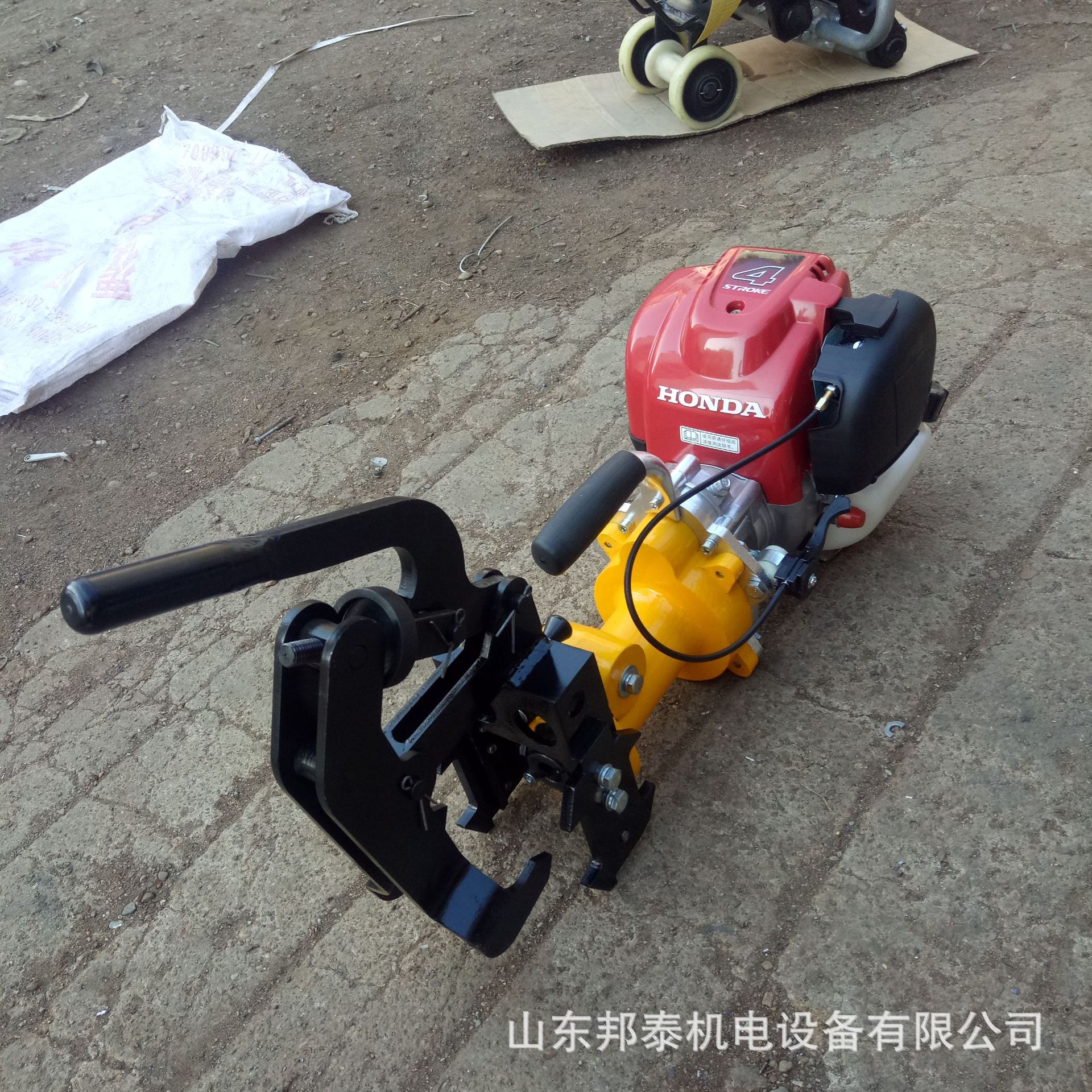 手持式内燃空心钻轨机 铁路工务养护汽油机空心钻 NZG-32型打孔器