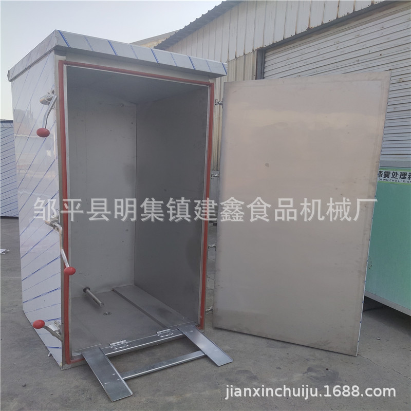 双门72盘馒头蒸房醒蒸一体蒸房带推车的电蒸房双门电蒸饭柜