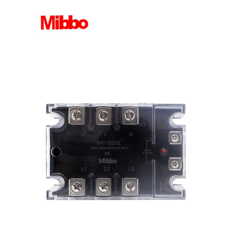 Mibbo米博SAT系列25A40A60A三相交流SCR输出型固态继电器