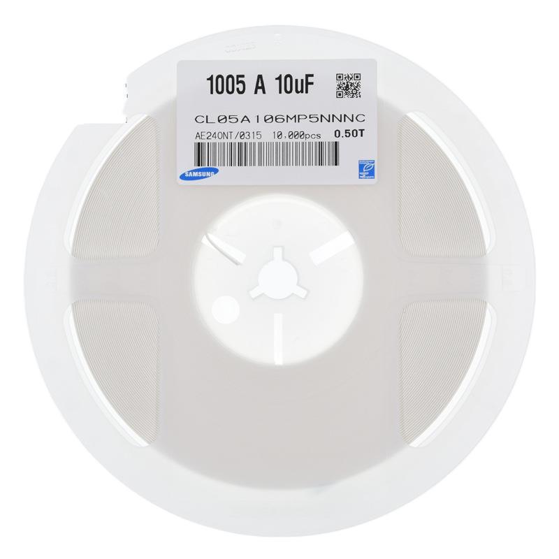 0402 106M 10uf 10V X5R 误差20% 陶瓷叠层 贴片电容 10K装
