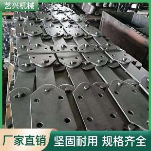 不锈钢链条单双排大节矩弯板链条工业传动输送链条滚珠直板链条