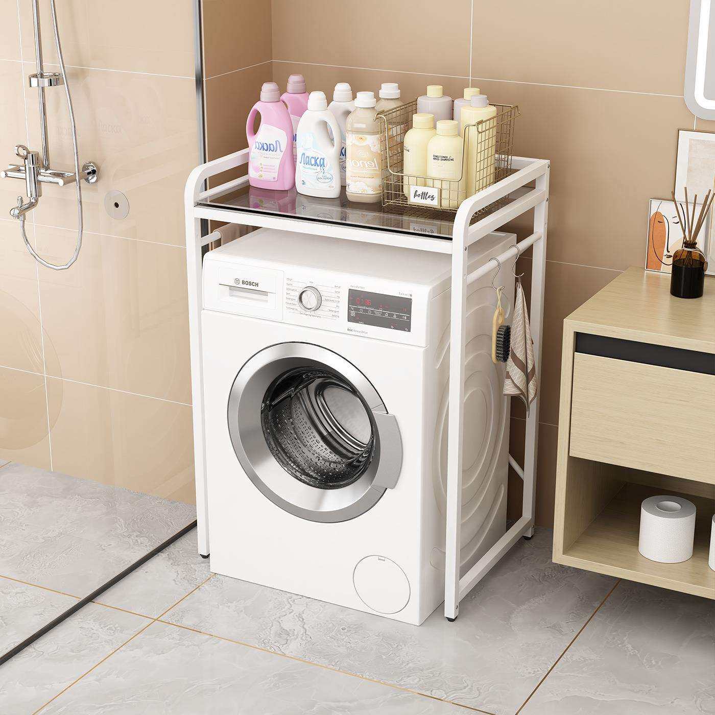 洗衣机上方置物架阳台卫生间浴室上方收纳架防水防晒多层洗衣机架