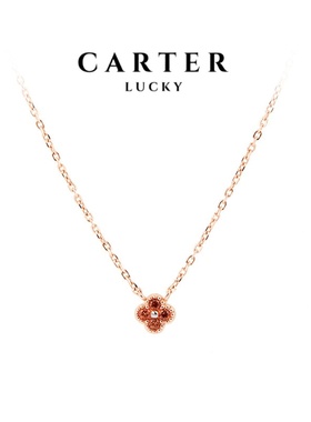 四叶花金盏系列迷你项链七夕节