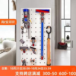 木质收纳置物架挂墙 木目iwood吸尘器洞洞板吸头收纳架