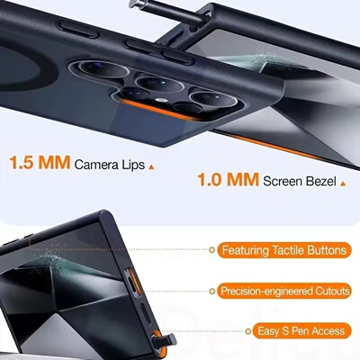 Magnetic Magsafe  Mobile Phone Case with Kickstand for Sams