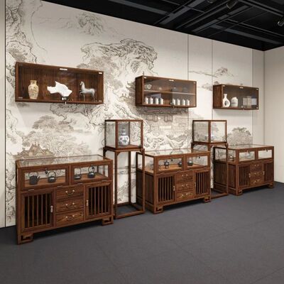 Jewelry Showcase Solid Wood Show Wenwan, Traditional Handcra